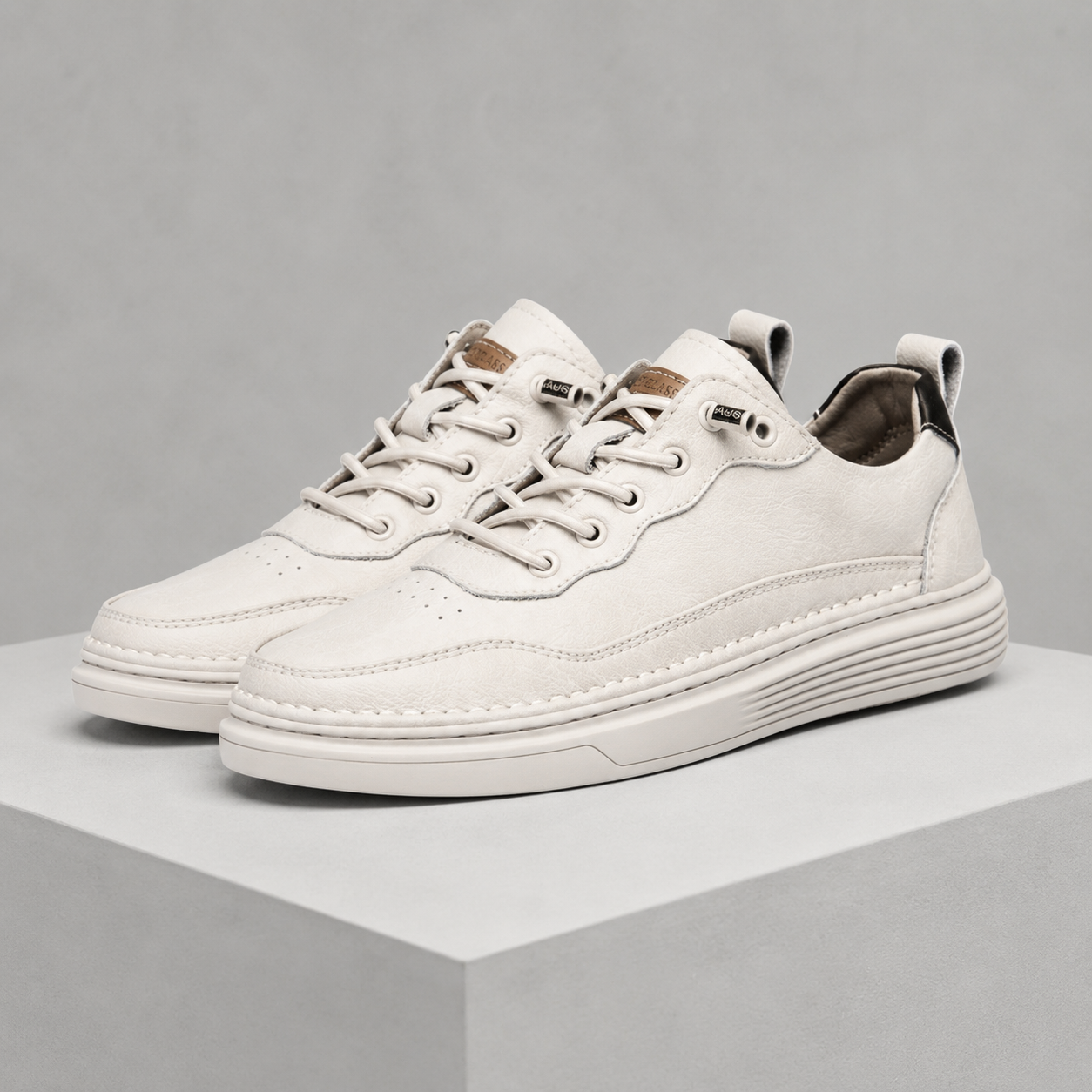 Paxos Leather Casual Sneakers