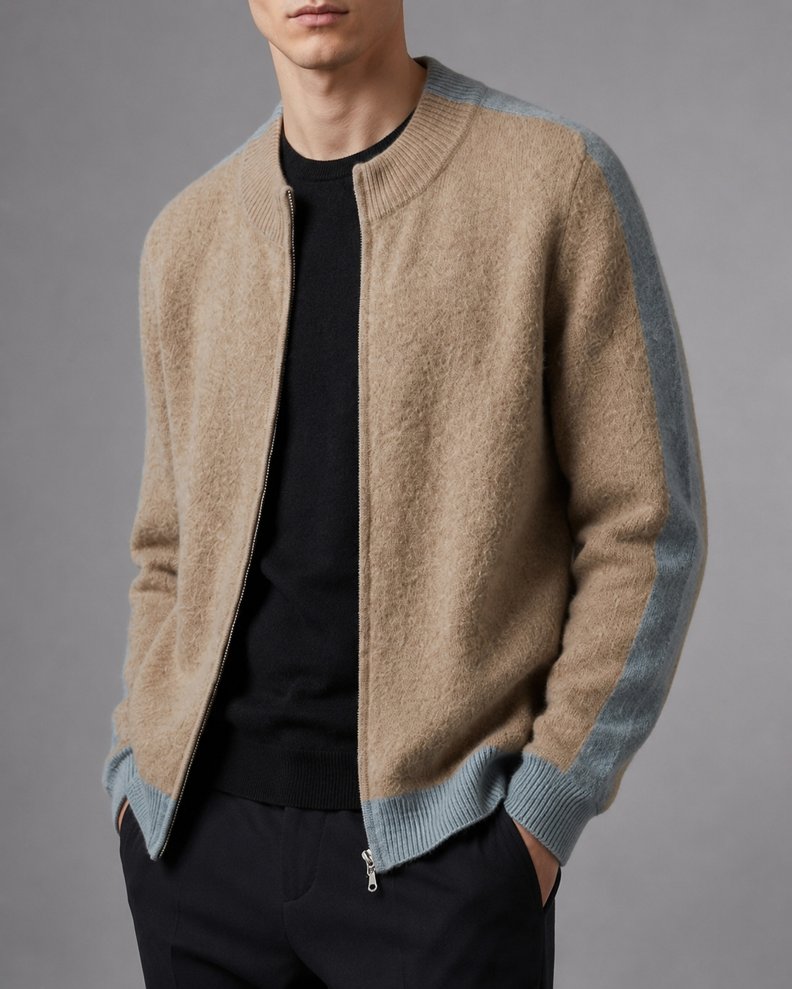 Pylos Merino Zip Cardigan
