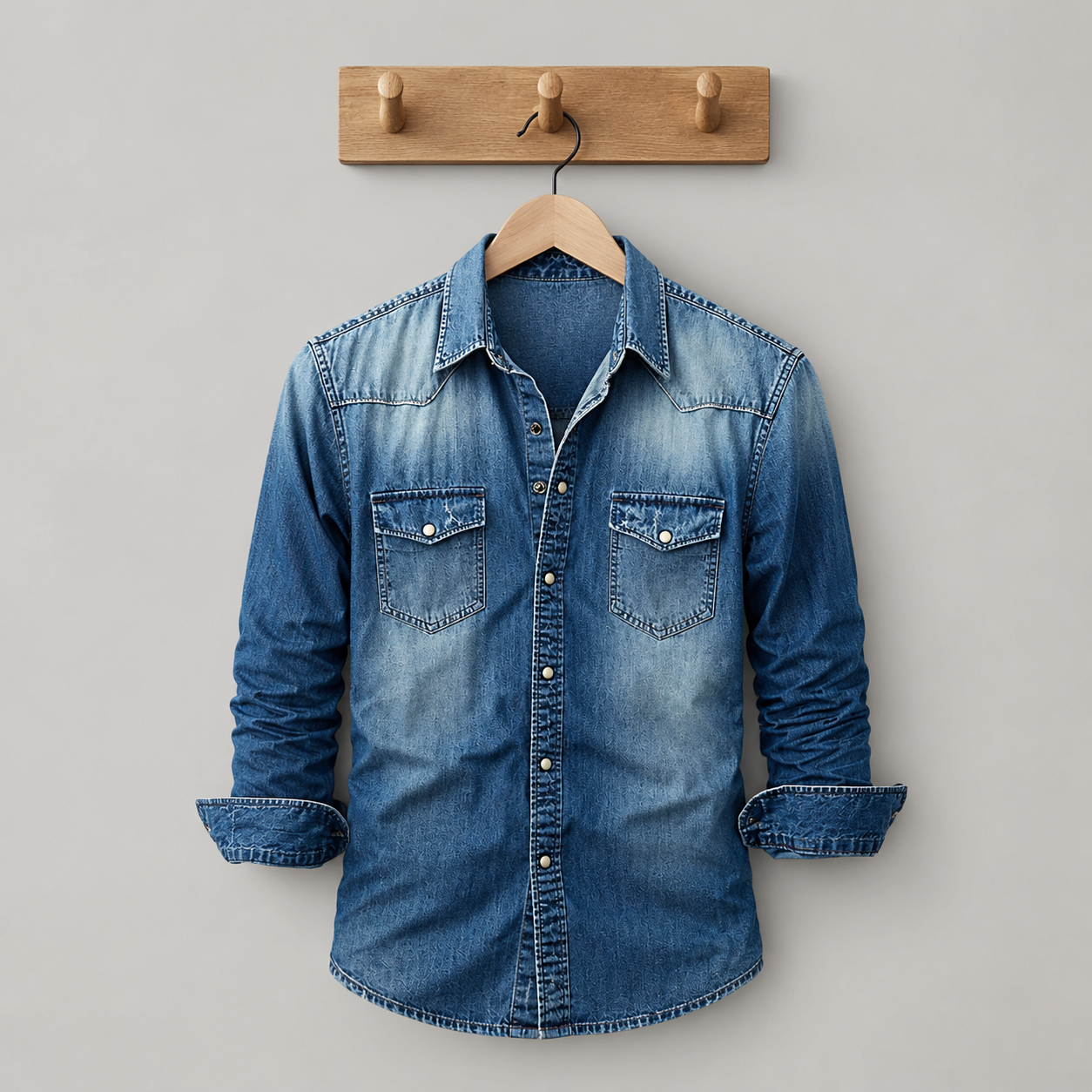 Padova Slim Fit Denim Shirt