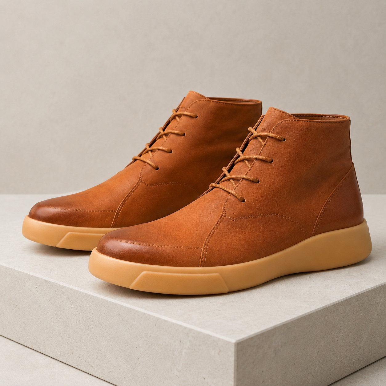 Mijas Leather Chukka Boots