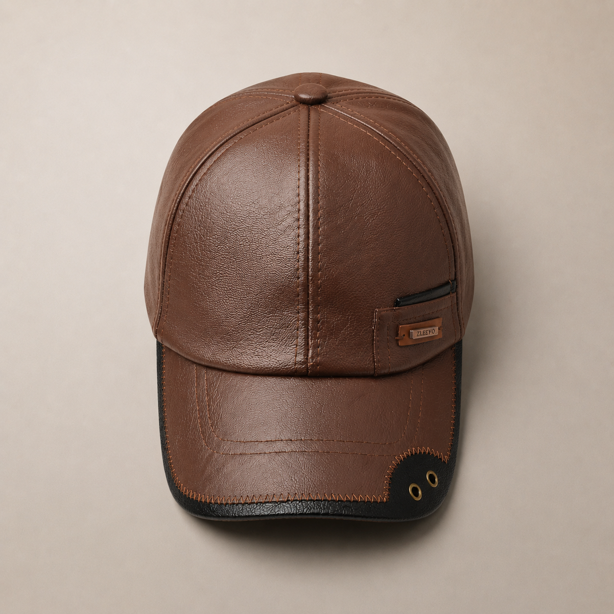 Trujillo Leather Baseball Cap