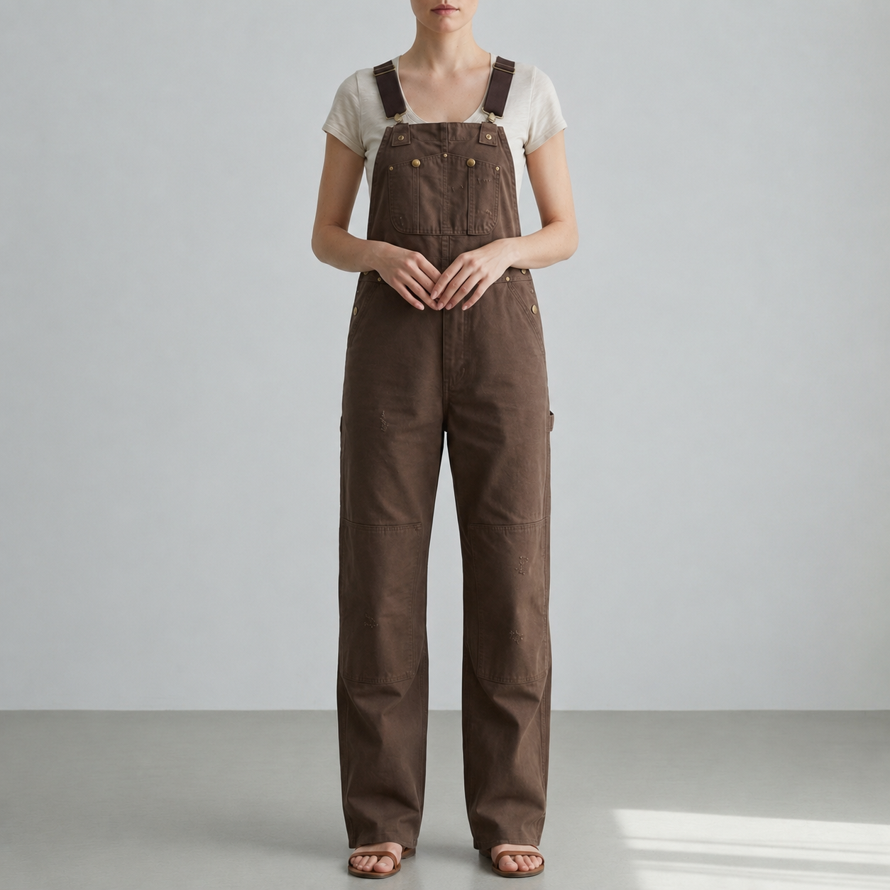 Ansouis Canvas Bib Overalls