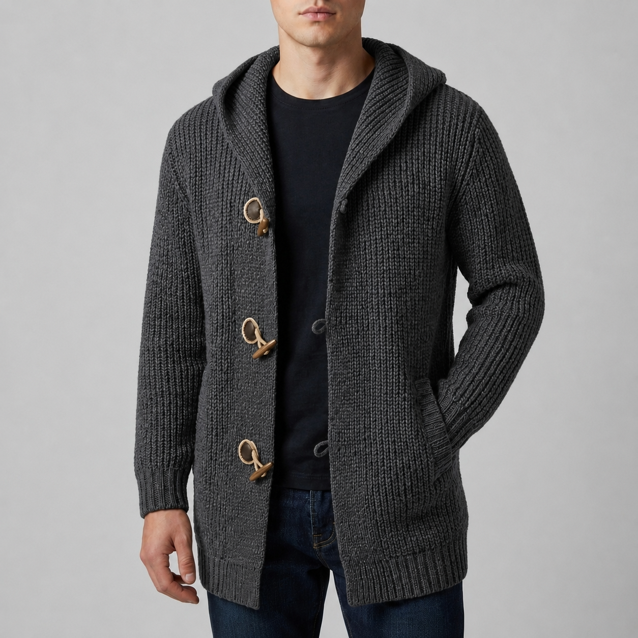 Hondarribia Hooded Toggle Cardigan