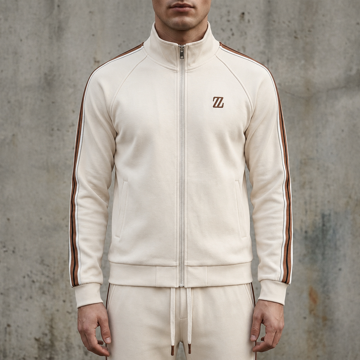 Skiathos Striped Tracksuit Set