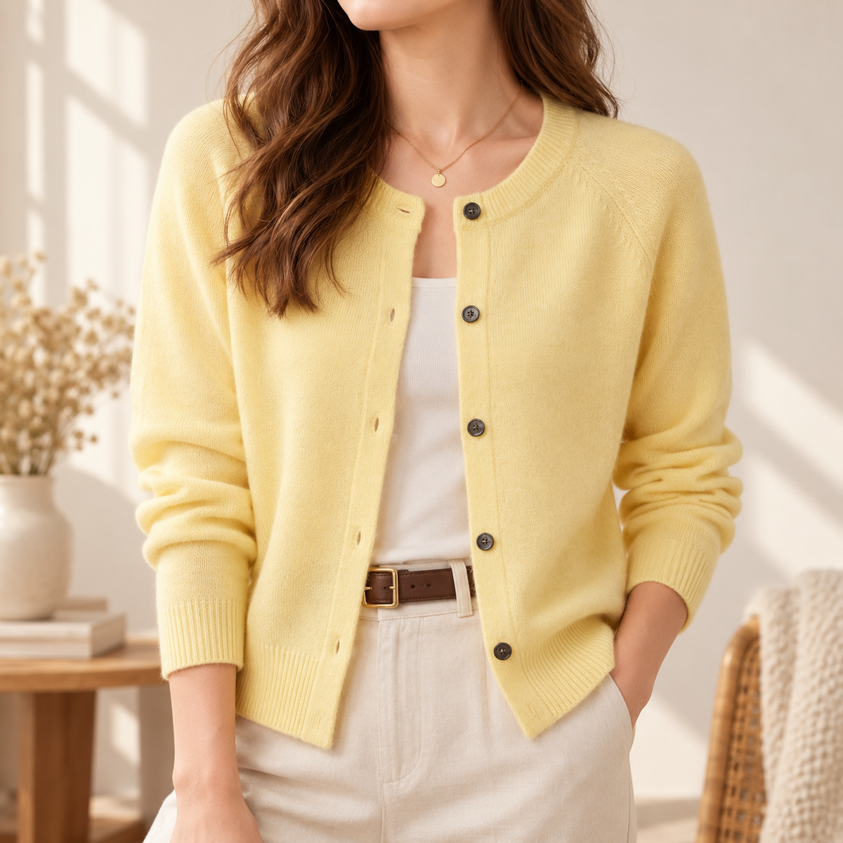 Toledo Merino Wool Cardigan