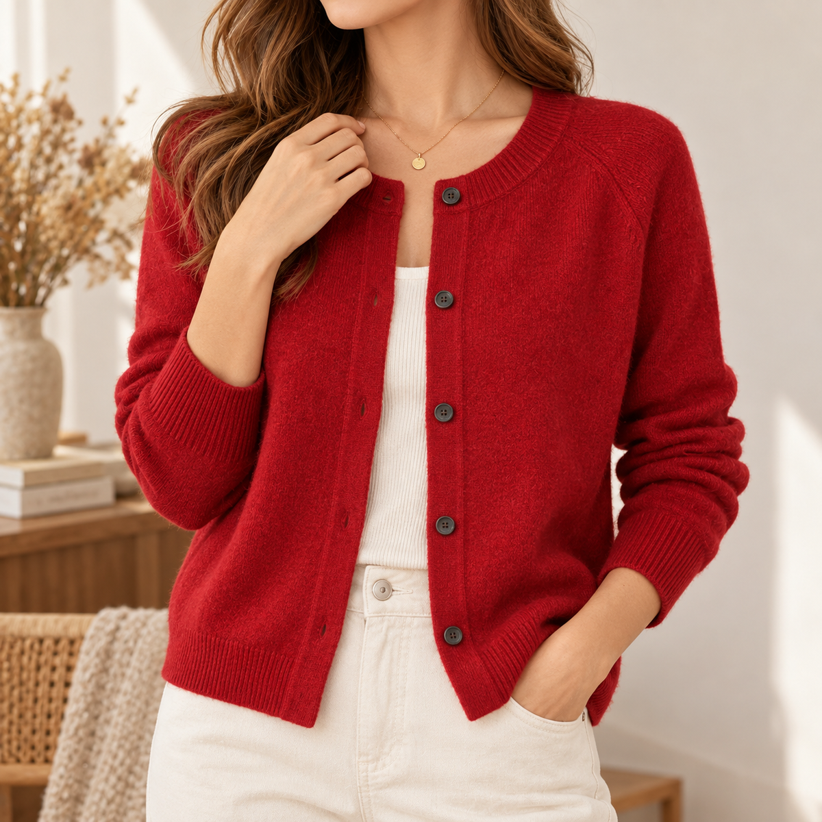 Toledo Merino Wool Cardigan