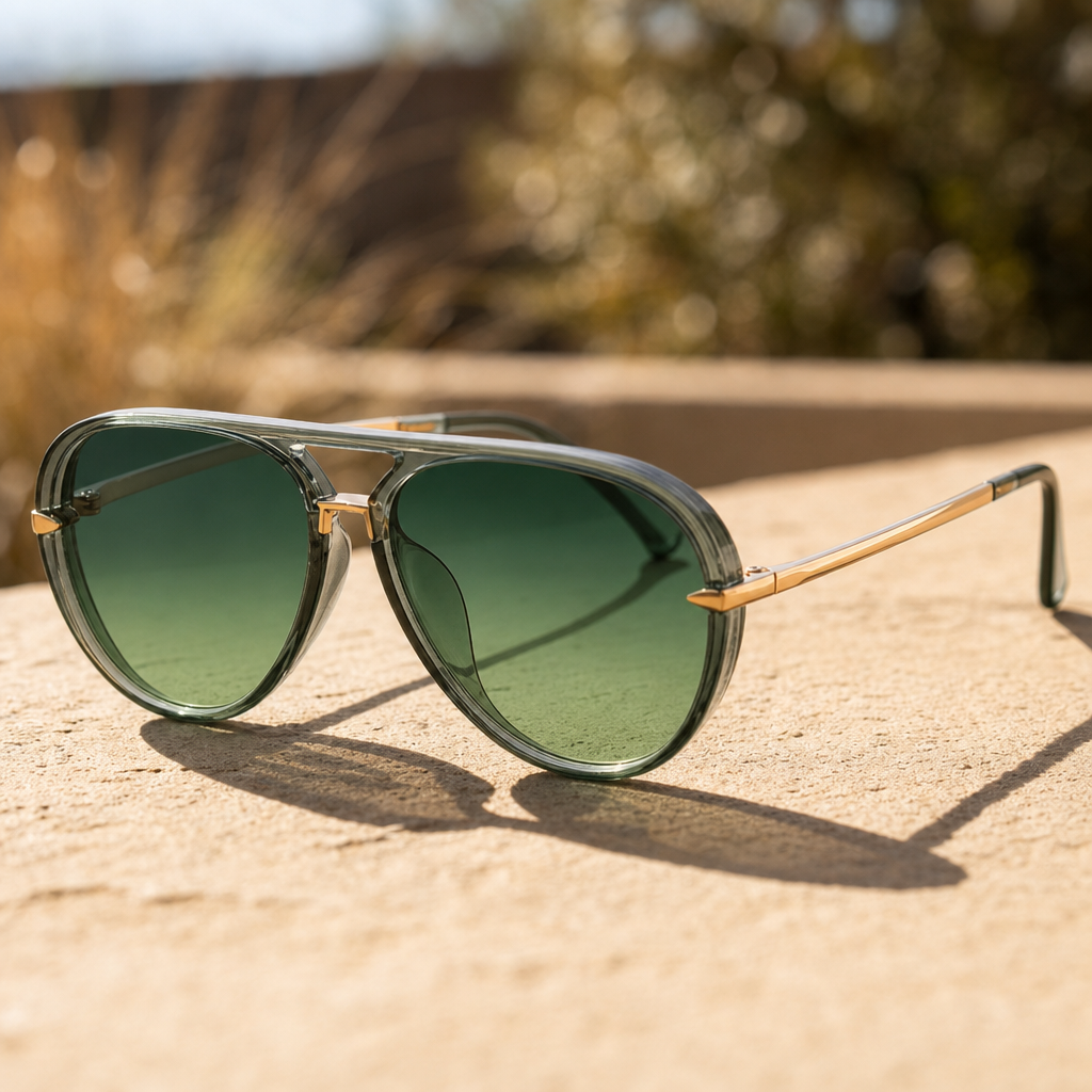 Women's Trento Sunglasses in Green